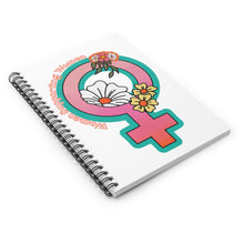Load image into Gallery viewer, Women Supporting Women Spiral Notebook - Ruled Line
