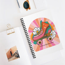 Load image into Gallery viewer, Retro Roller Skate Spiral Notebook - Ruled Line
