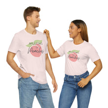 Load image into Gallery viewer, Millions of Peaches Logo - Unisex Jersey Tee
